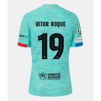 Barcelona Vitor Roque #19 Tredjedrakt 2023-24 Kortermet